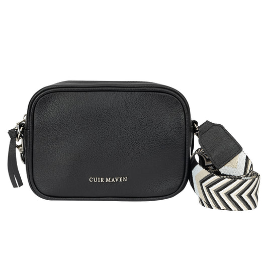 NIMBLE CROSS BODY BAG - BLACK