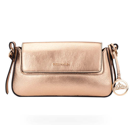 CELESTIAL MEDIUM SHOULDER BAG - ROSE GOLD