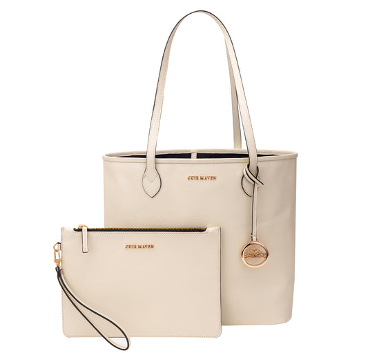 CITYSIDER LARGE TOTE BAG - IVORY