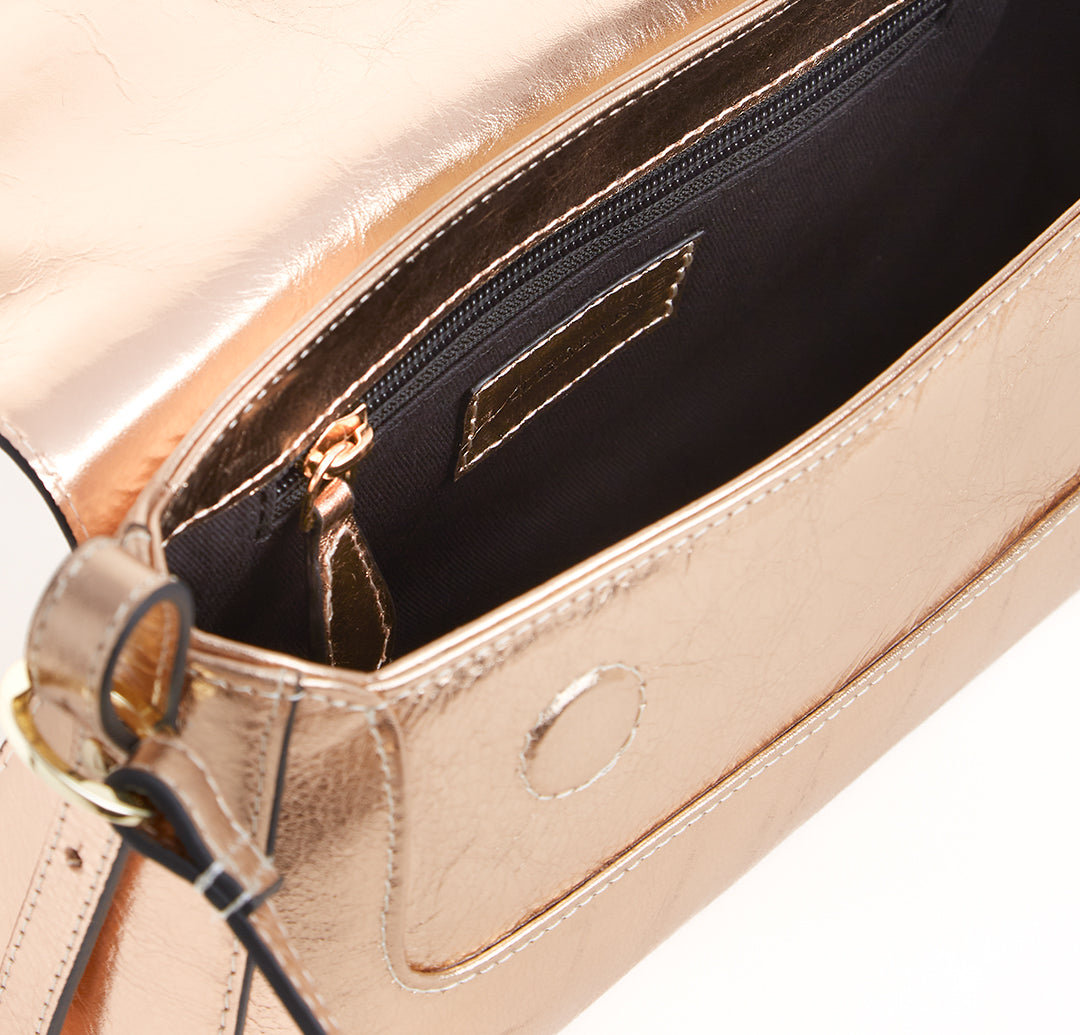 CELESTIAL MEDIUM SHOULDER BAG - ROSE GOLD