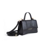 BIJOU MINI BAG - BLACK  + CROCO CM WALLET - BLACK