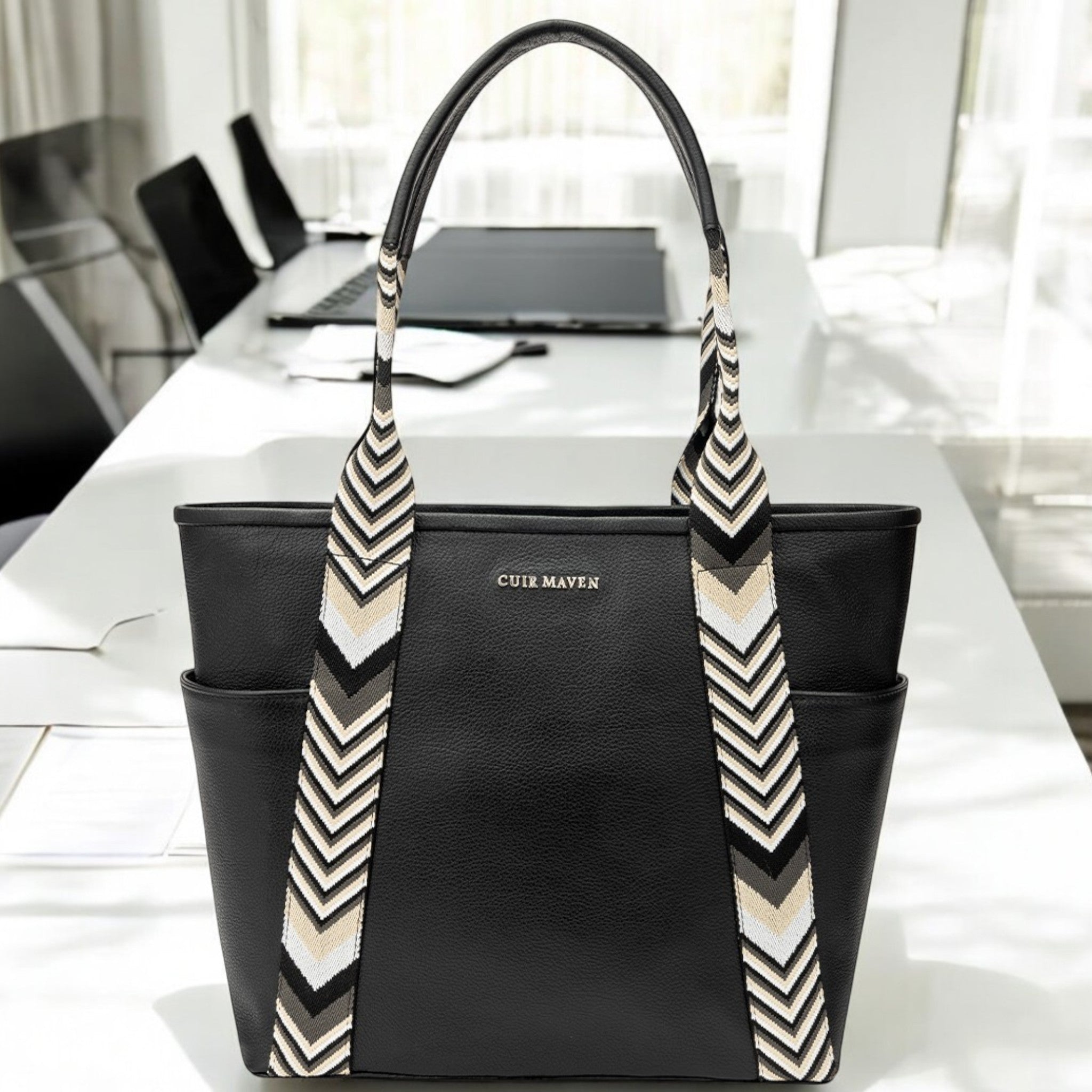 METROMUSE WORK-TOTE BAG - BLACK