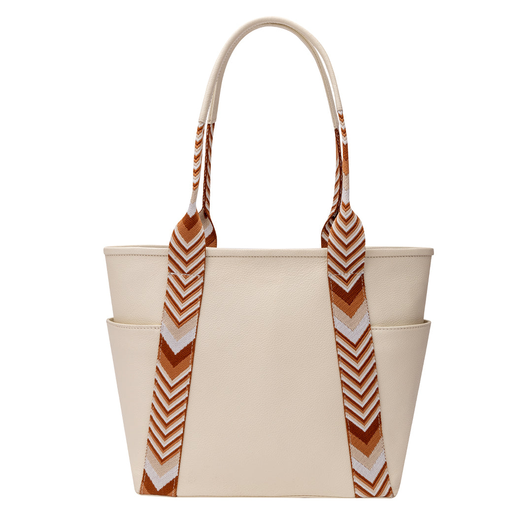METROMUSE WORK-TOTE BAG - OFF WHITE