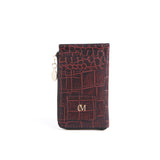 BIJOU MINI BAG - CHERRY BLACK TWO TONE + CROCO CM WALLET - CHERRY BLACK TWO TONE